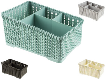 Органайзер-плетенка 20х14х10см (цвета ассорти)