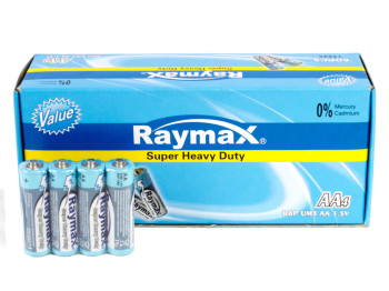 Батарейка солевая Raymax "Super Heavy duty" 1.5V, AA, R6 (цена за спайку 4шт)
