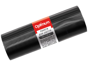 Пакеты для мусора Pro service Optimum, 120л, 20шт, 70х105см, черный LD