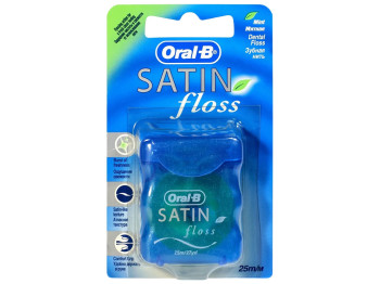 Зубна нитка Oral-B Satin Floss 25м