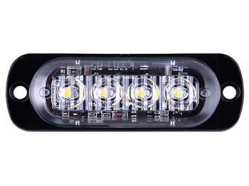 Повторитель габарита 4 LED 12V белый (AG-ZWD-BSBK-4/W)