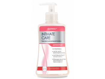 Гель-крем для интимной гигиены ТМ Cleanness+ "Деликатный" Intimate care 310гр