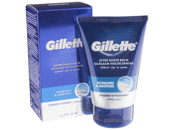 Бальзам после бритья GILLETTE Hydrates&Soothes (увлажняет и успокаивает) 100мл