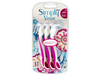Бритвы одноразовые женские Gillette Simply Venus 3 3шт