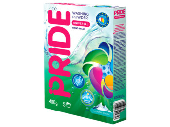Пральний порошок Pride, Universal Mountain Spring, для ручного прання, 400г