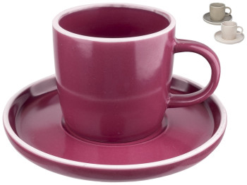 Чашка з блюдцем (чашка 240мл, блюдце 15см)