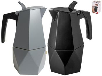 Кофеварка гейзерная MokaCrim, на 3 чашки, алюминий, 17см