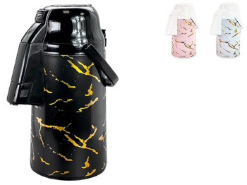 Термос железный с стеклянной колбой Stenson 3л 3300-D (расцветки ассорти) 