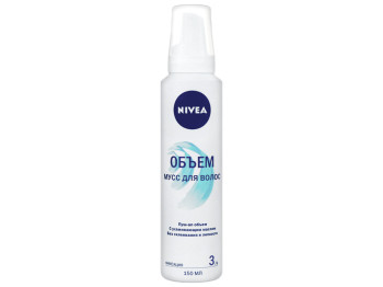 Мус для волосся Nivea Об'єм фіксація 3 з 6, без склеювання і липкості 150мл