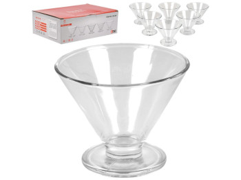 Креманка Vega, скло, 185мл, 10×8см (ціна за набір 6шт)