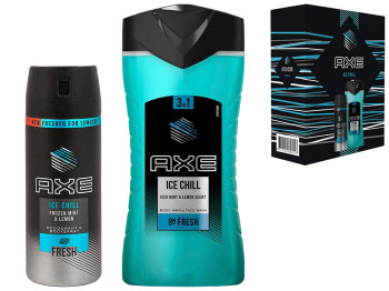 Набір подарунковий Axe "Айс чіл" (гель для душу 250мл+дезодорант аерозоль 150мл)