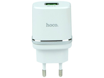 Сетевое зарядное устройство Hoco C12Q QC 3.0 Цвет Белый