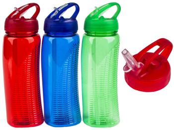 Бутылка-поилка спортивная с трубочкой 700мл