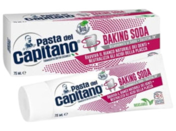 Зубна паста Pasta del Capitano 1905, з харчовою содою, з фтором, відбілювання, 75мл, м'ята