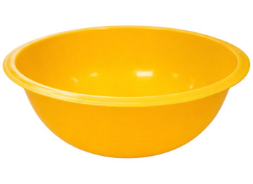 Миска кухонна Консенсус, пластик, 1,6 л, 18×11,5 см, колір жовтий