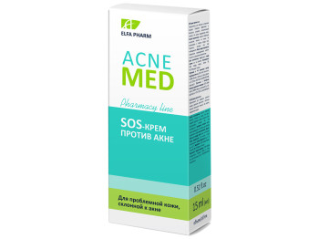 Крем-SOS проти акне Acne Med для проблемної шкіри, схильної до висипань 15мл