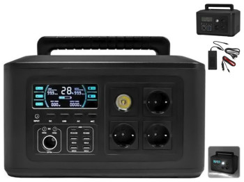 Портативная зарядная станция BLY 1000, 1000Вт, пик 1,1кВт