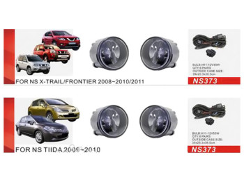 Фары доп. Nissan Tiida 2009-10, Murano 2009-12, X-Trail 2008-10, NS-373, эл.пров. (цена за 2шт)