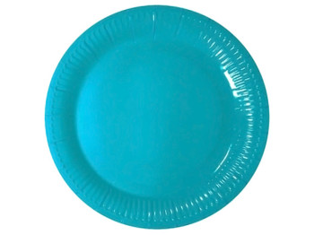 Набор одноразовых тарелок Silken, 18см, синий (цена за упаковку 10шт)