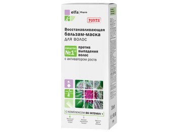 Бальзам-маска для волосся "Elfa Pharm" Реп'яхова серія - проти випадіння волосся 200мл