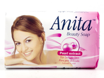 Мыло туалетное твердое "Anita" Экстракт жемчуга для деликатного ухода  80гр Индонезия