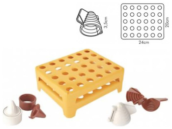 Формы для печенья осиное гнездо DELICIA набор для изготовления и хранения 24х20см 41345