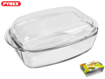 Кастрюля термостекло Pyrex "Essentials" прямоугольная 4.6 л 69667