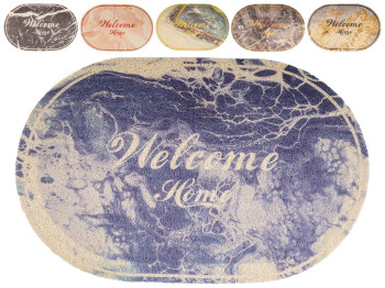 Коврик придверный Wellcom round 40х60см