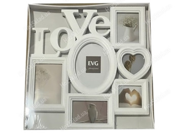 Фоторамка EVG INNO WHITE COLLAGE 6, 6900068845954