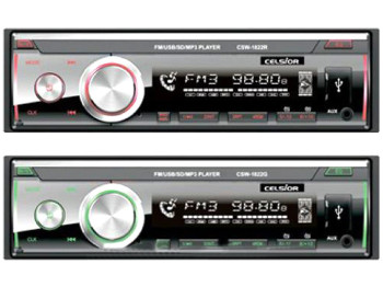 Проигрыватель бездисковый со съемной панелью Celsior CSW-1822G (MP3/SD/USB/FM)