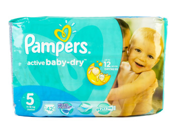 Подгузники Pampers "Active Baby-Dry Junior" (11-18 кг) 42шт