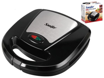 Мультимейкер 3в1, 800W, бутербродница, гриль, вафельница