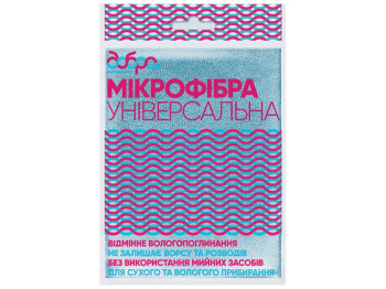 Салфетка универсальная из микрофибры Добра Господарочка 30x30см 1шт