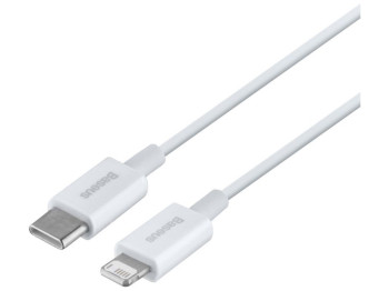 Кабель USB Baseus Type-C to Lightning PD 20W 1,5m CATLYS-B Цвет Белый, 02