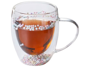Чашка с двойной стенкой Bubbles, 240мл