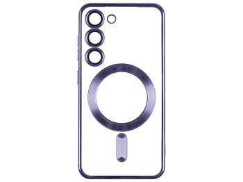 Чохол TPU Metallic Full Camera with Magsafe для Samsung Galaxy S23 Ultra Колір Dark Purple