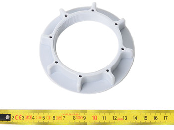 Гайка корпусу фільтра Intex 11261, пластик, 7×5,7×1,7см, внутр. 5,7см, колір світло-сірий