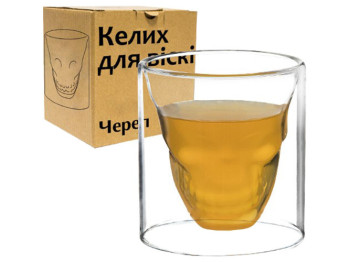 Бокал для виски Череп 200мл