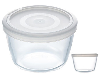 Форма Pyrex Cook&Freez, 12х6см, з кришкою, кругла, 0,6л, 3426470283502
