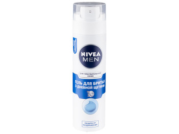 Гель для гоління 3-денний щетини Nivea men для чутливої шкіри 200мл