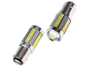 Лампа диодная S25 1157-5630-33SMD 2 контакта, 0100/10537