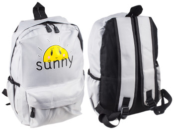 Рюкзак "Sunny" сірий 27х14х42см