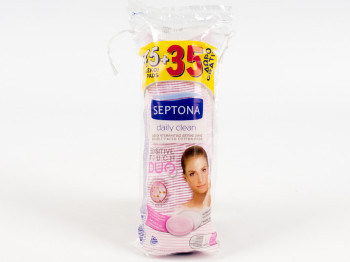Ватные диски "Septona" сенситив п/е 45+35шт