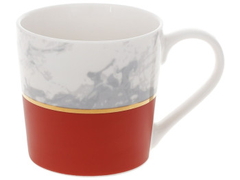 Чашка Терракотовый Мрамор, 350мл