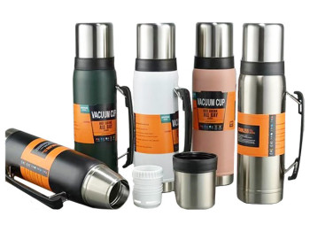 Термос Army, с ручкой, 1л