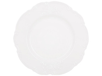Тарелка Chateau Blanc Collection фарфоровая белая 27×2.5 см