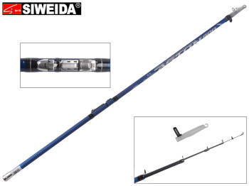 Вудка Siweida "Aston" карбон IM7, 6 кілець, 4-секційна 4м 5-25г