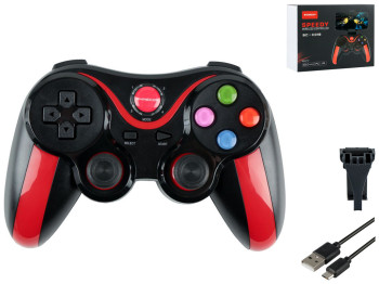 Геймпад-Контролер SC-C018 Цвет Черно-красный