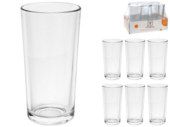 Набір стаканів для води Vita Glass "Chile" високих 260мл (ціна за набір 6шт) 51021V

