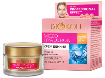 Крем для обличчя денний Біокон Professional effect mezo hyaluron 35+ 50мл